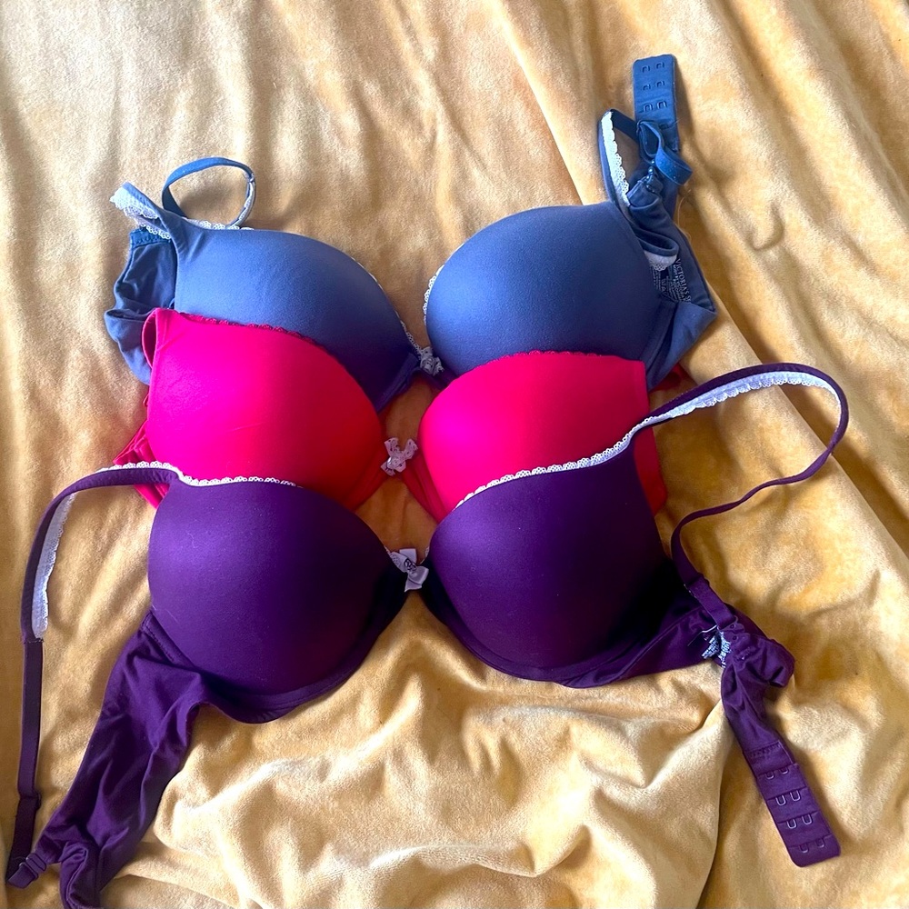 Lot of three Body by Victoria Secret Bras 34C